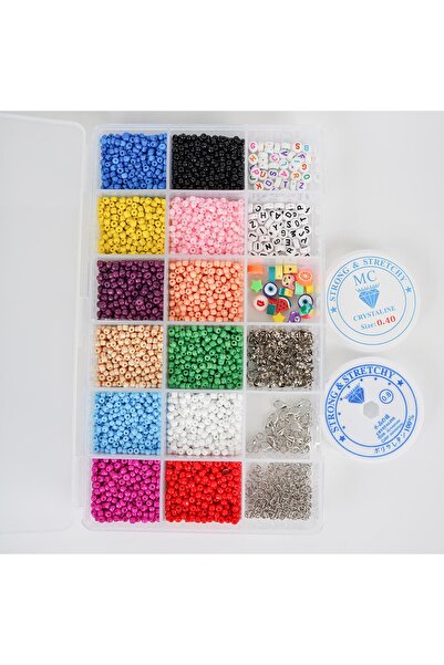 BONCUKBUĞRADA Комплект бижута с големи пясъчни мъниста (240 гр.)