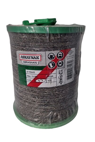 Askaynak Zımpara Diski 115mm 60 Kum 100'lü Paket