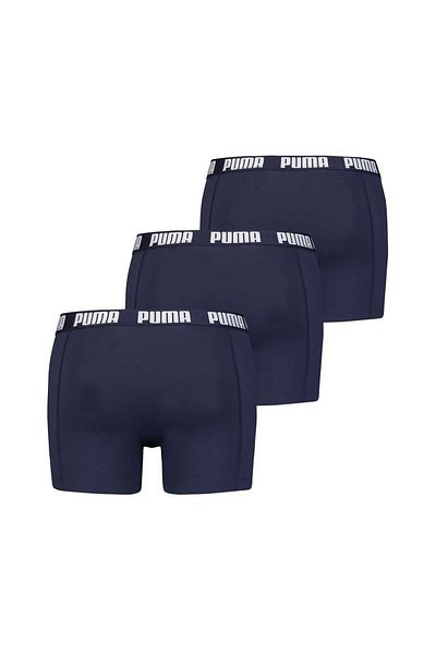 Puma Boxer Herren, pachet 3er - Boxeri de zi cu zi, bumbac elastic, einfarbig