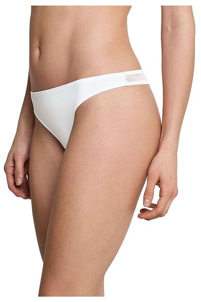 Schiesser Damen String, Invisible Lace - Single Jersey, Spitzendetails