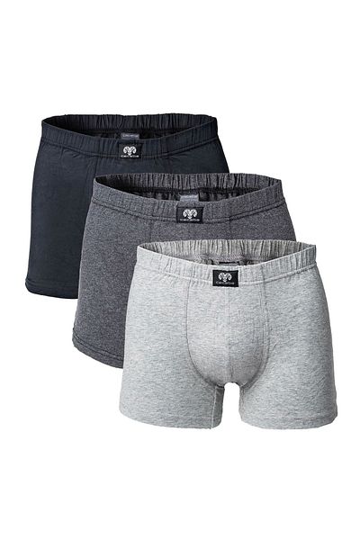 Ceceba Herren-Hose, 3er-Pack – Basic, Baumwoll-Stretch, M-3XL, einfarbig