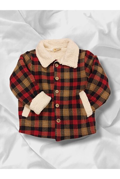 By Terry Çocuk Kaşe Kürklü Mont/kaban