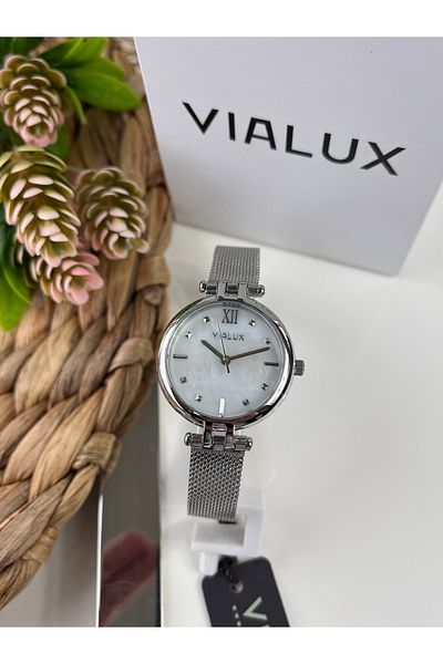 Vialux Elegant Wicker Women's Wristwatch 3 Atm Waterproof