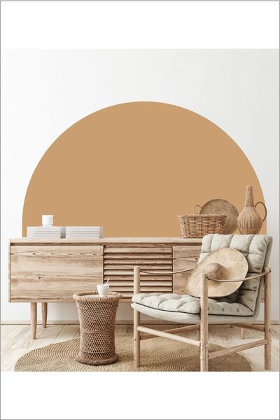 Grafikup Half Circle Bohemian Wall Sticker