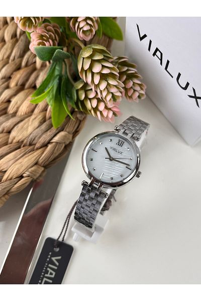Vialux Steel Women's Wristwatch Waterproof