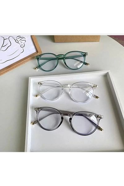 LOOKUP Blue Light Protection Glasses Unisex Transparent Frame Glass Blue Block Screen Protector Optical Compatible