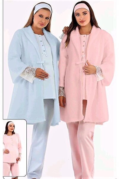 Baha Sabahlıklı Lohusa Pijama Takımı Yeni Sezon