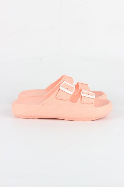 Apella Παντόφλες Unisex σε σκόνη Eva Double Buckle