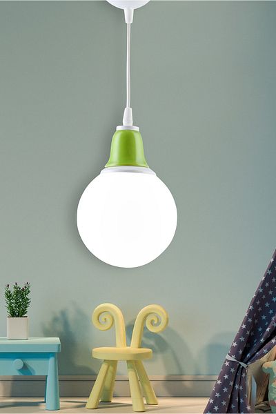 DEDE Single Colores Pendant Lamp Chandelier Green Ceramic Decorative Lighting