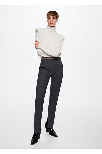 MANGO Woman Padded Knitwear Sweater