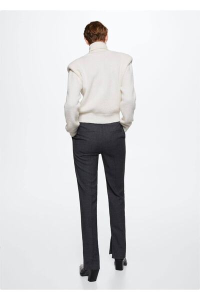 MANGO Woman Padded Knitwear Sweater