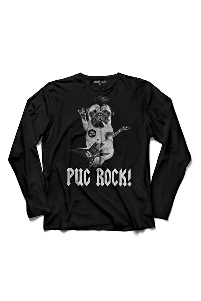 Kendim Seçtim Majica dugih rukava Pug Rock Pugs Dead Metal Music Dog 2