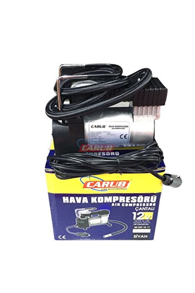 Carub Çakmaklık Girişli Oto Hava Kompresörü 12 Volt Metal Gövdeli