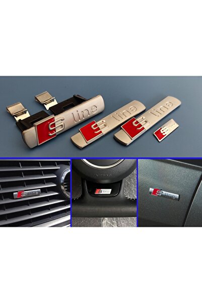 vag Audi Sline Rozet Seti (metal)