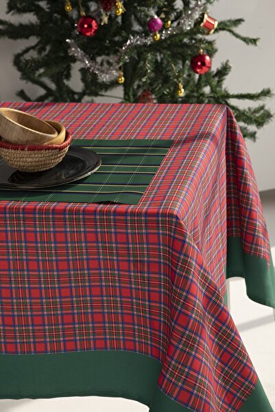 AYSHOME Ay Home Red Gingham Tablecloth