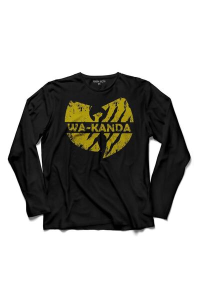 Kendim Seçtim Wakanda Forever Black Panther Tıger Cinema majica dugih rukava