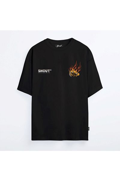 Shout Μπλουζάκι Unisex Tiger Vs Snake Limited Edition Oversize