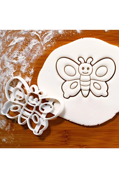 Hobist قالب بسكويت على شكل فراشة لطيفة، قالب لب السكر