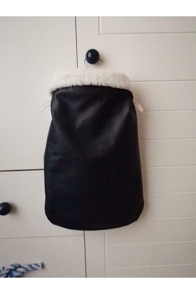 atelyu Cat Dog Clothes Wellsoft Padded Leather Jacket Vest