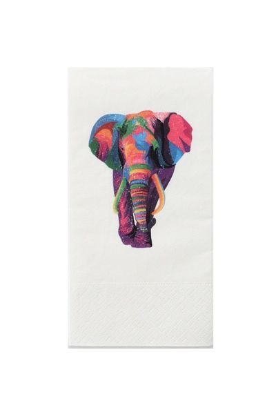 NapkinStore Elephant Patterned Design Napkin 20 Pack
