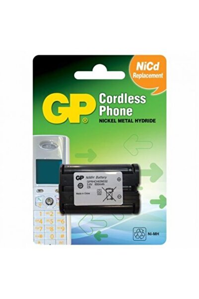 GP Nımh 3.6v 650mah Telsiz Telefon Pili / Panasonic Hhr-p107 Bataryası
