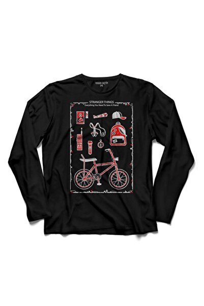 Kendim Seçtim Stranger Things piktogram Sve što vam treba Majica dugih rukava