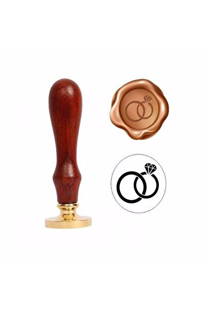 budigift Hazır Sonsuzluk Ve Alyans Mum Mühür