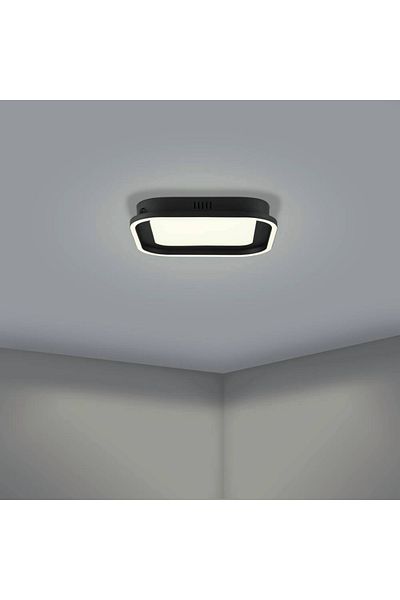 Eglo 900602   Indoor " Calagrano " Black Color Cast Steel Led Ceiling Lamp Ip20 Max: 11W;10W Width: 37