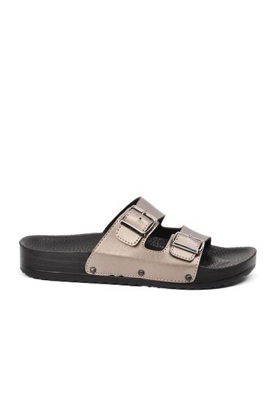 Pierre Cardin 3232 Papuci de damă Platinum cu dungi duble