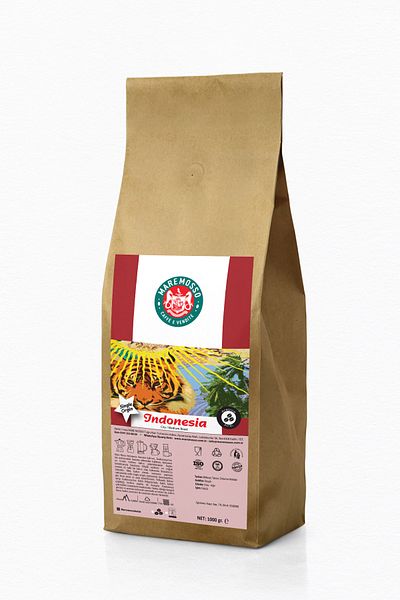 Mare Mosso Caffe ê Vendite 1 Kg Sumatra Local Core Filter Coffee - Indonesia