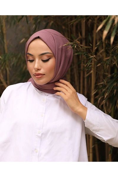 Narine Γυναικείο Hijab Βαμβακερό Σάλι Cazz Model_Fig