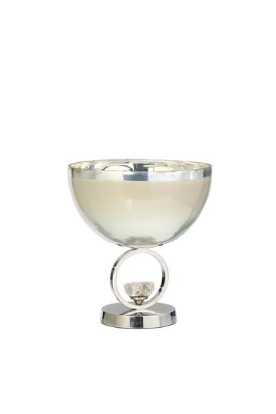 Vitale Merkür Gümüş Ayaklı Kase/dekor 25cm