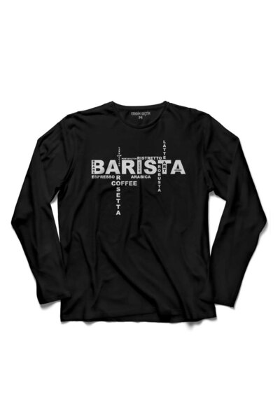 Kendim Seçtim Barista Kafa Kafa Espresso Aparat Sifon1 Majica sa Dugim Rukavima