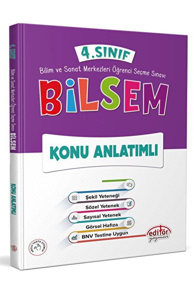 Editör Yayınevi 4. Sınıf Bilsem Konu Anlatımlı - / Kolektif / Editör Yayınevi...