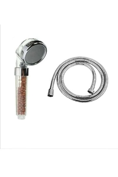 DMR Boncuklu Su Arıtmalı Ve Tasarruflu Duş Başlığı Ve Hortumu