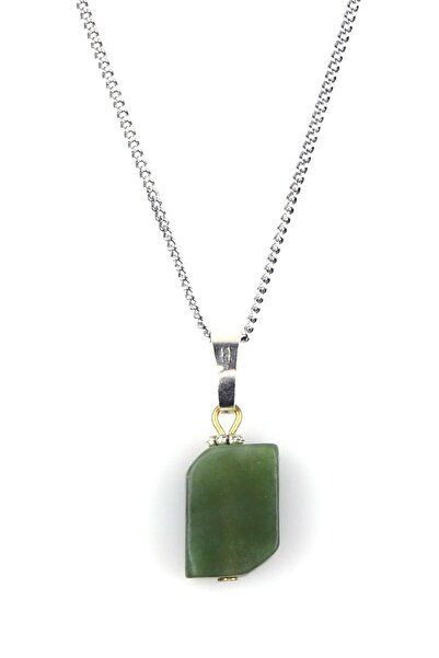 Alibaba Doğaltaş قلادة من حجر اليشم الطبيعي