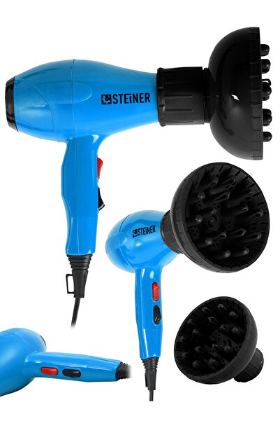 STEİNER Alman 3400 Watt Ac Motor Saç Kurutma Makinesi Professional Fön Makine...