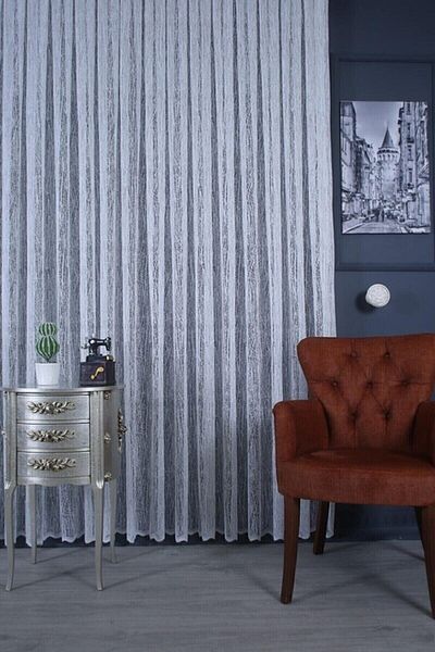 ÇnrGlobal Don't Want Ironing Tree Pattern Honeycomb Top Living Room Kitchen Balcony Curtain 1x3 Tight Pleated Tulle Curtain