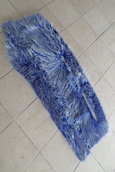 Işır Ford Connect 2003-2014 Uyumlu Torpido Örtüsü Peluş Kumaş Mavi Beyaz