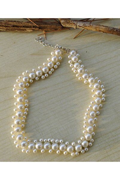 Galibarda قلادة المختنق مع اللؤلؤ