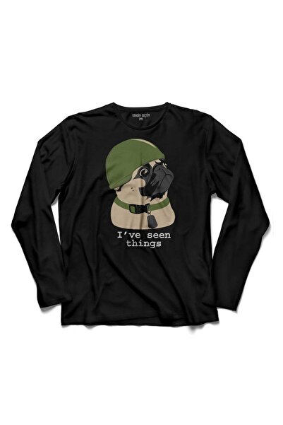Kendim Seçtim Majica dugih rukava "Pug Of War Life Dog Chubby"