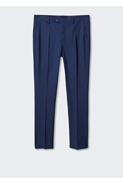 MANGO Man Dar Kesim Kumaş Pantolon