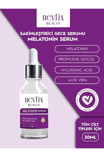 Nevfix Beauty Melatonin Night Serum 30 ml First and Only in Turkey