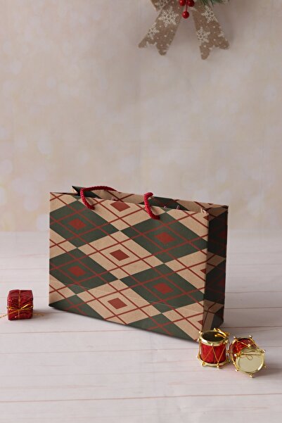 demontecraft Geantă de mână cu șnur 24x17x8 (2) bucăți