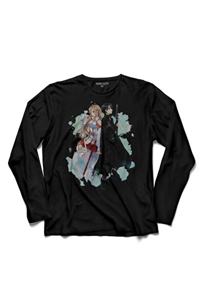 Kendim Seçtim Sword Art Online Yuuki Asuna Kiriaga Death Note majica dugih ru...