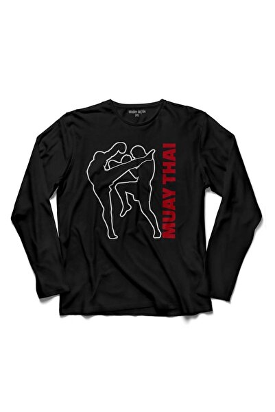 Kendim Seçtim Muay Thai tajlandski boks majica sa dugim rukavima i natpisom "...