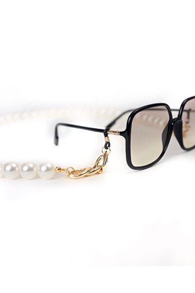 Maiden design Pearl And Gold Chain Glasses Chain