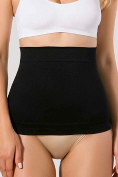 Emay Corset Maternitate Negru cu talie dubla Noul sezon