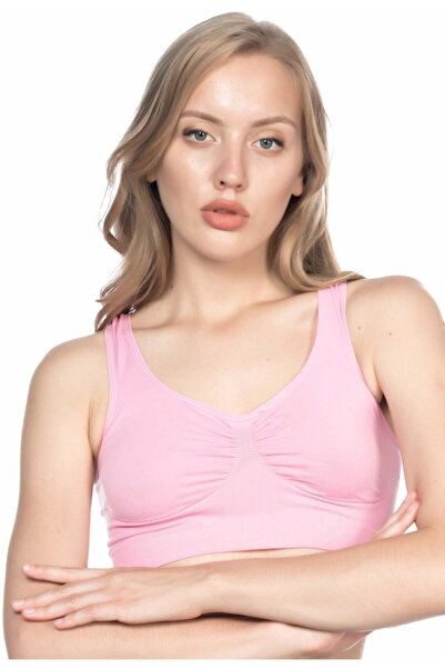 Emay 4001 Bustieră sport fără cusături, neagră