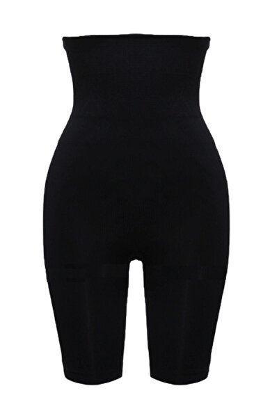 Emay Жіночий чорний довгий штани з подвійним шаром боксерський корсет 2044